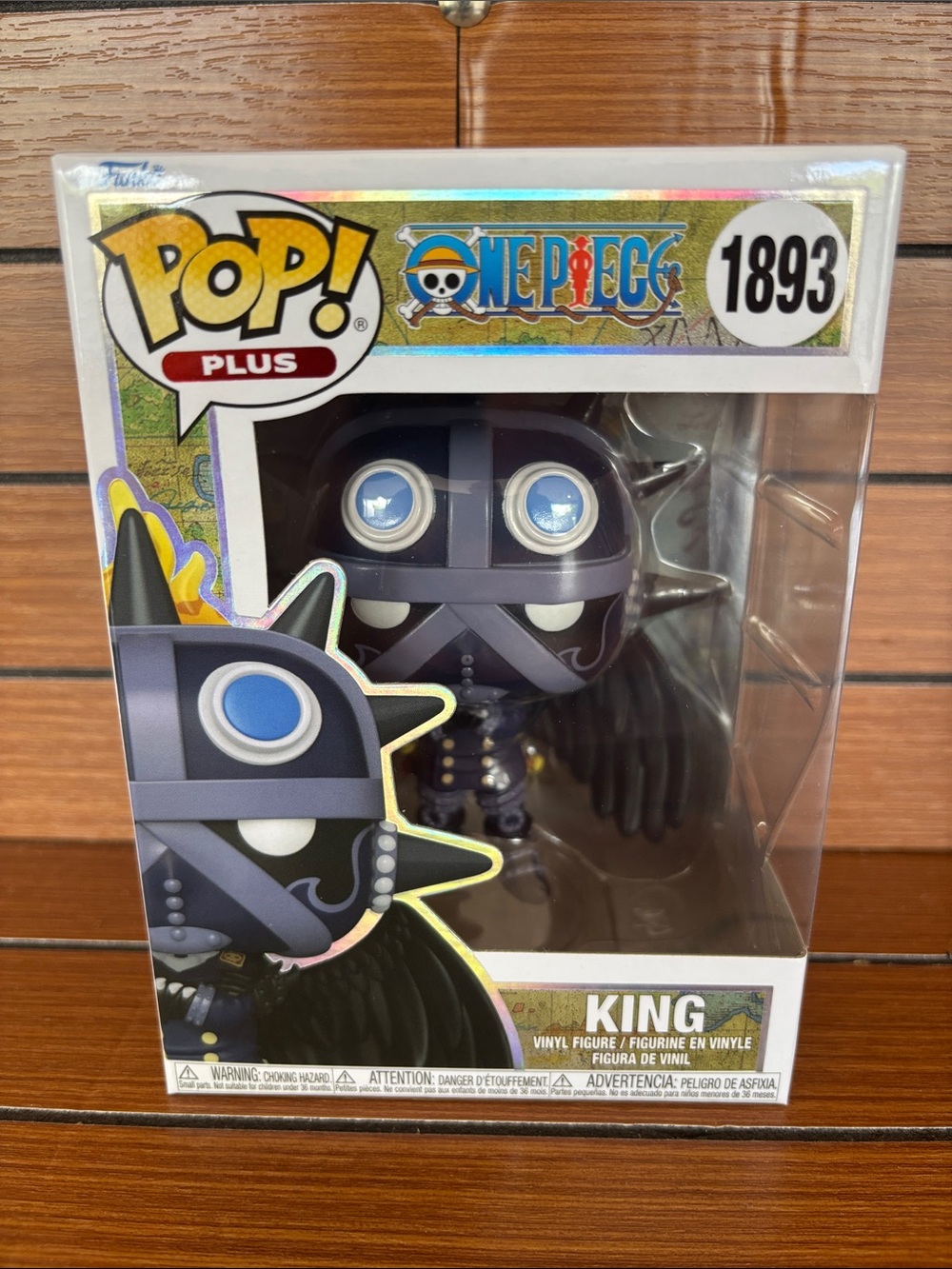 Funko Pop! Plus King Vinyl Figure - Dark Purple, Black, Blue Accents
